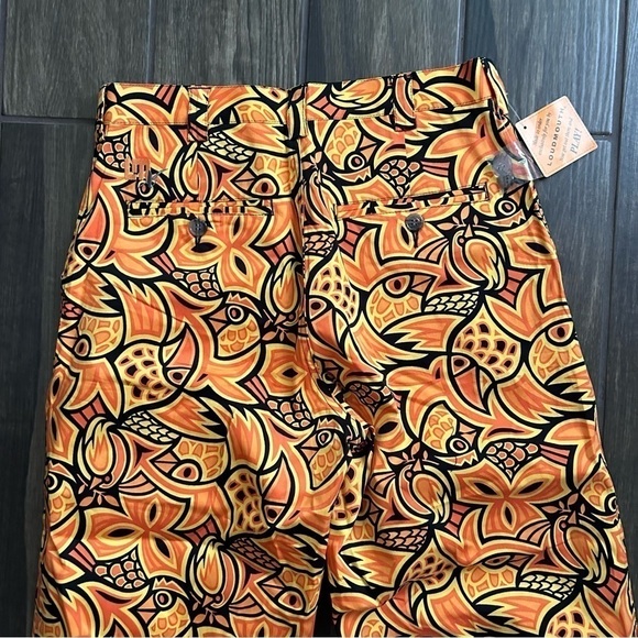 NWT Loudmouth Golf Chirp Chirp Men’s Jogger Golf Pants in Orange Black Sz 30 - Picture 7 of 8
